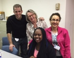 Chantelle Diabate, LPN, was praised by Hebrew Home leaders after braving a blizzard.